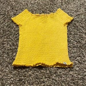 Size 13/14 yellow ribbed shirt